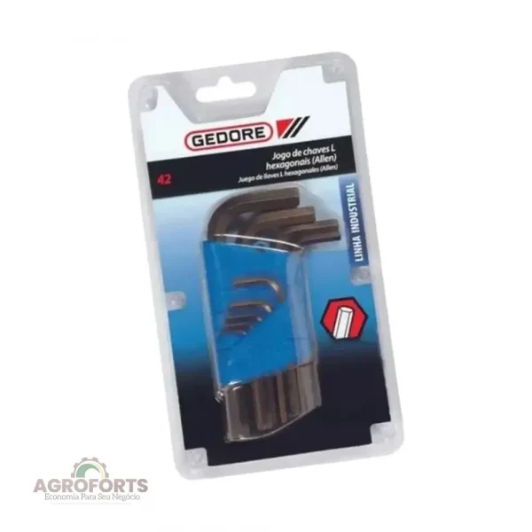 Jogo de Chave Allen Hexagonal 3.0 a 14mm